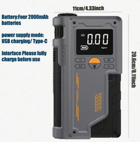 RoadReady™ Jump Starter + Tyre Inflator