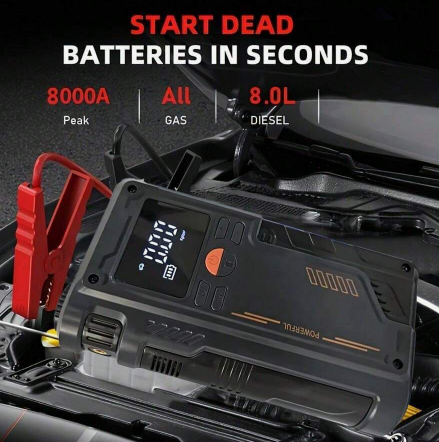 RoadReady™ Jump Starter + Tyre Inflator