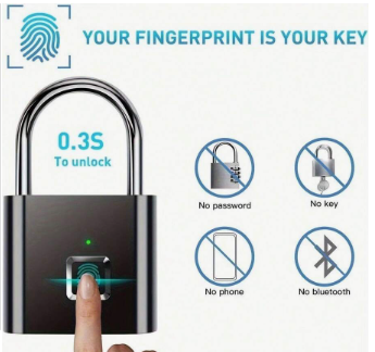 TouchLock™ Fingerprint Padlock